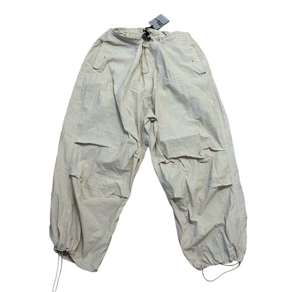 Dollskill Cargo Pants Badlands Women 8 Rave Pants 90s Drawstring Waist - Picture 1 of 10